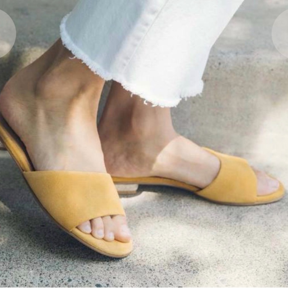 Soludos Women's Mustard Slide Sandals